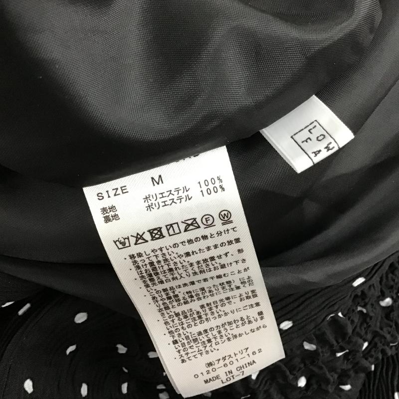 ローリーズファーム LOWRYS FARM サロペット・オーバーオール サロペット、オーバーオール M ドット 黒 / ブラック / black レディース USED 古着 中古 10160648