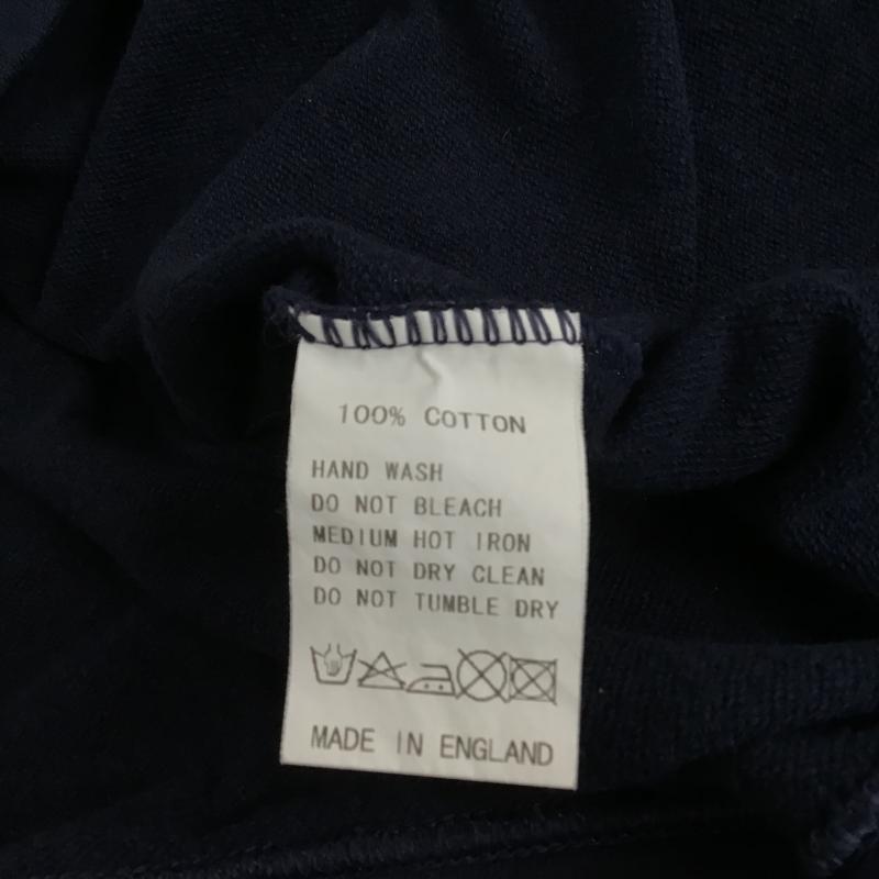 ジムフレックス GYMPHLEX カットソー 長袖 長袖カットソー クルーネックカットソー 刺繍カットソー M ロゴ、文字 紺 / ネイビー / navy メンズ USED 古着 中古 10160785