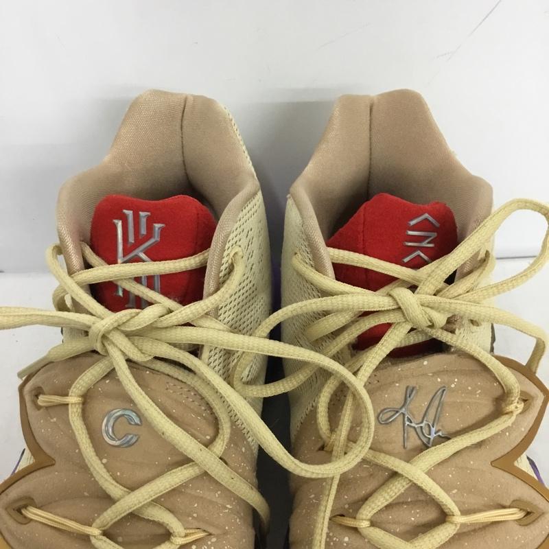 ナイキ NIKE スニーカー スニーカー CI9961-900 KYRIE 5 CONCEPTS TV PE 3 EP 28cm 28.0cm ロゴ、文字 ベージュ / ベージュ / beige X 紫 / パープル / purple メンズ USED 古着 中古 10160826