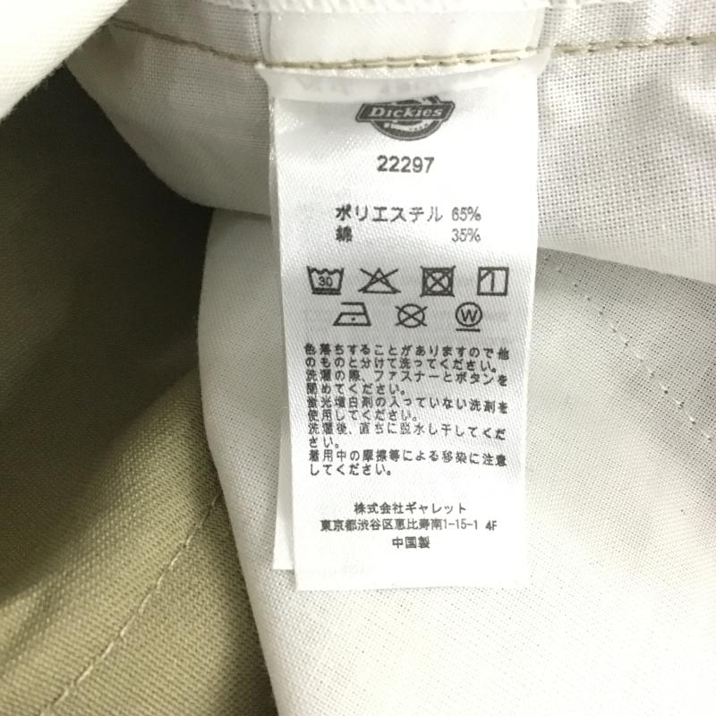 ディッキーズ Dickies パンツ ワークパンツ、ペインターパンツ ワイドパンツ カジュアルパンツ ワークパンツ 36 ロゴ、文字 ベージュ / ベージュ / beige メンズ USED 古着 中古 10160895