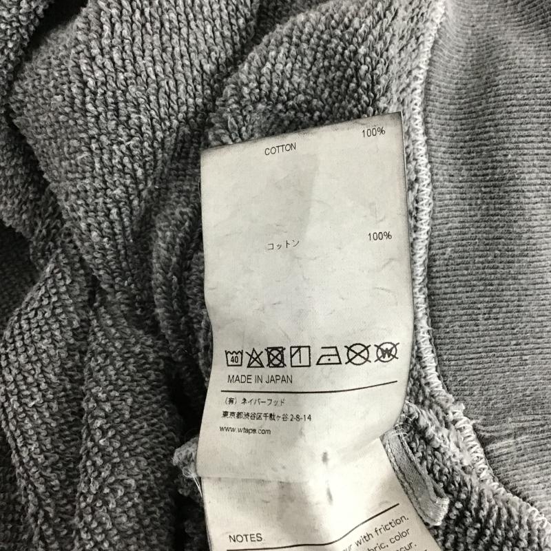 ダブルタップス WTAPS トレーナー 長袖 長袖トレーナー スウェット クルーネック プルオーバー 3 無地 ダークグレー / ダークグレー / メンズ USED 古着 中古 10160898