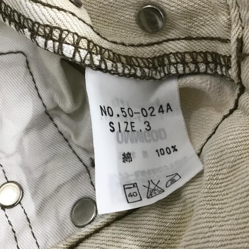 オムニゴッド OMNIGOD パンツ デニム、ジーンズ デニムパンツ スリムパンツ カジュアルパンツ 無地 ベージュ / ベージュ / beige メンズ USED 古着 中古 10160904