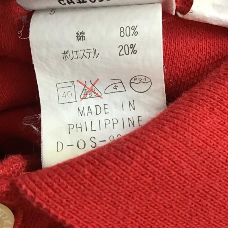 ナイキ NIKE ポロシャツ 半袖 半袖ポロシャツ カラーシャツ 半袖カットソー ロゴ、文字 赤 / レッド / red メンズ USED 古着 中古 10160940