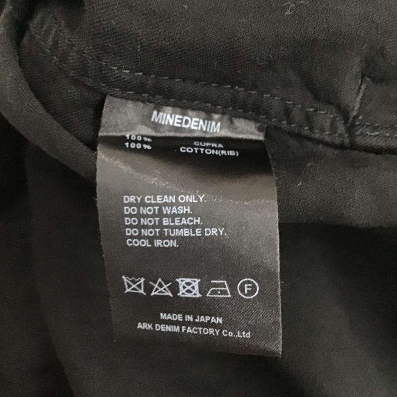 マインデニム MINEDENIM Tシャツ 半袖 半袖カットソー プリントTシャツ クルーネックカットソー M 無地 黒 / ブラック / black メンズ USED 古着 中古 10160953