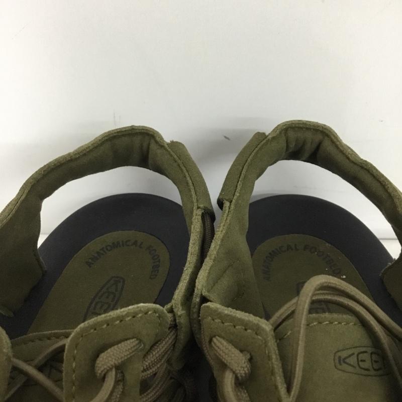 キーン KEEN サンダル サンダル 1023381 ユニーク UNEEK 26cm 26.0cm ロゴ、文字 カーキ / カーキ / khaki メンズ USED 古着 中古 10160985