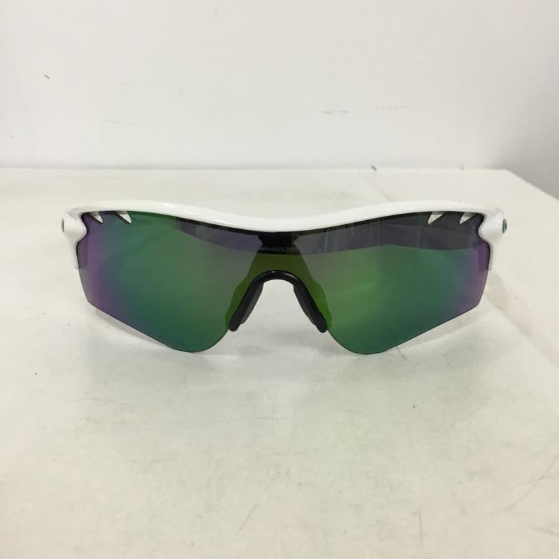 オークリー OAKLEY めがね・サングラス サングラス OO9206-25 RADARLOCK PATH ケース付き ロゴ、文字 白 / ホワイト / white メンズ USED 古着 中古 10161017