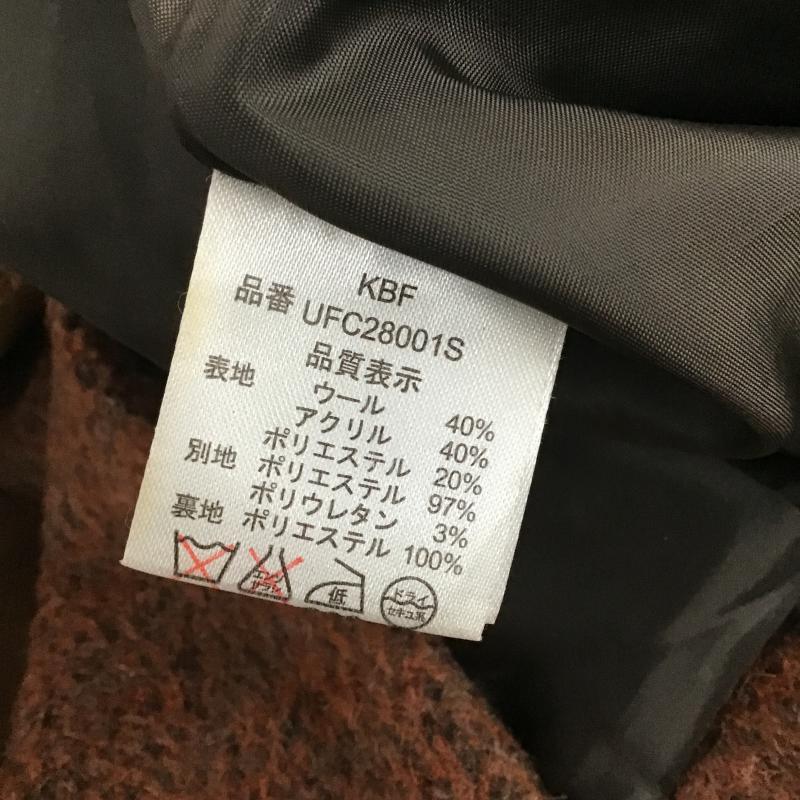 ケービーエフ KBF コート コート一般 無地 茶 / ブラウン / brown レディース USED 古着 中古 10161046