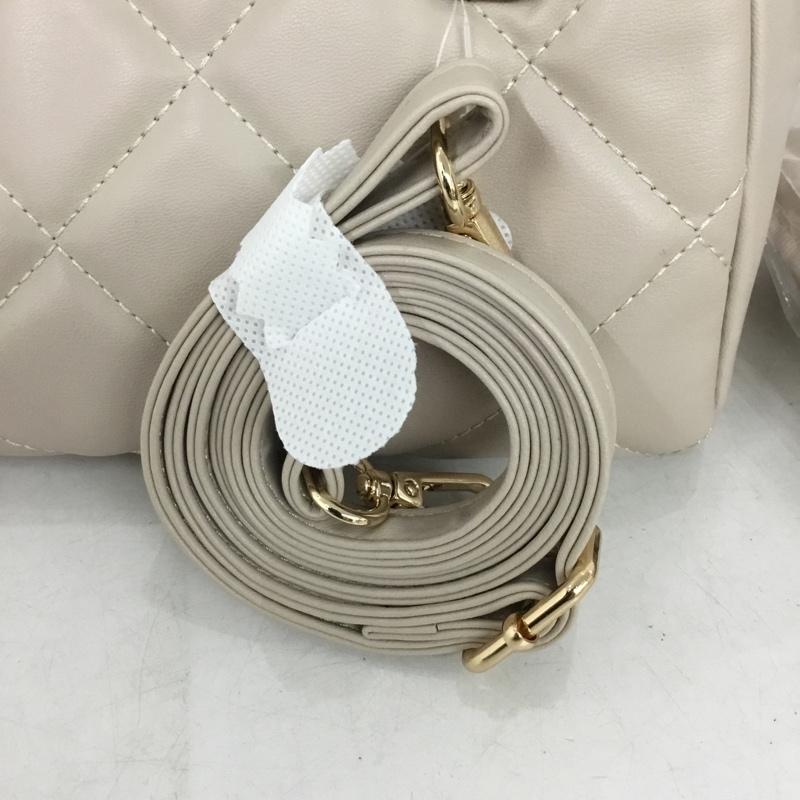 メルミー melume ハンドバッグ ハンドバッグ 3点セット 小物ケース エコバッグ 無地 ベージュ / ベージュ / beige レディース USED 古着 中古 10161063
