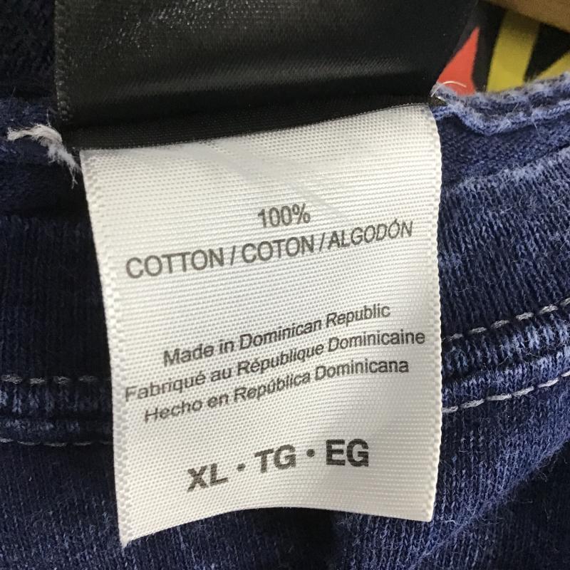 サンタクルーズ SANTA CRUZ Tシャツ 半袖 半袖カットソー プリントTシャツ クルーネックカットソー XL ロゴ、文字 インディゴ / インディゴ / Indigo メンズ USED 古着 中古 10161099