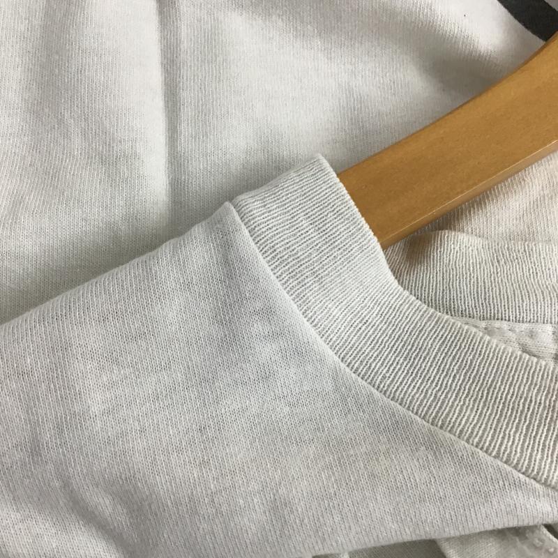ナイキ NIKE Tシャツ 半袖 半袖カットソー プリントTシャツ クルーネックカットソー L ロゴ、文字 白 / ホワイト / white メンズ USED 古着 中古 10161171