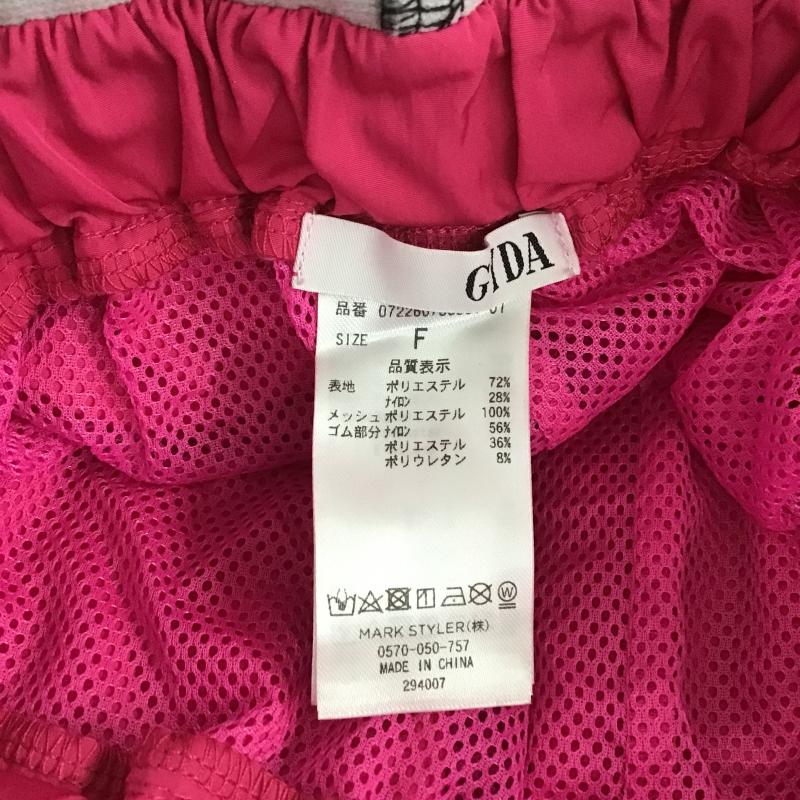 ジェイダ GYDA パンツ ワークパンツ、ペインターパンツ 072260733501 LOGOテープジョガーパンツ FREE 無地 桃 / ピンク / pink レディース USED 古着 中古 10161172