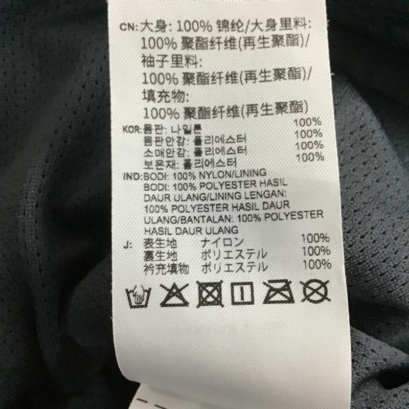 アディダス adidas ジャケット、上着 ジャンパー、ブルゾン ジップアップジャケット ナイロンジャケット アウター XL ロゴ、文字 黒 / ブラック / black メンズ USED 古着 中古 10161204