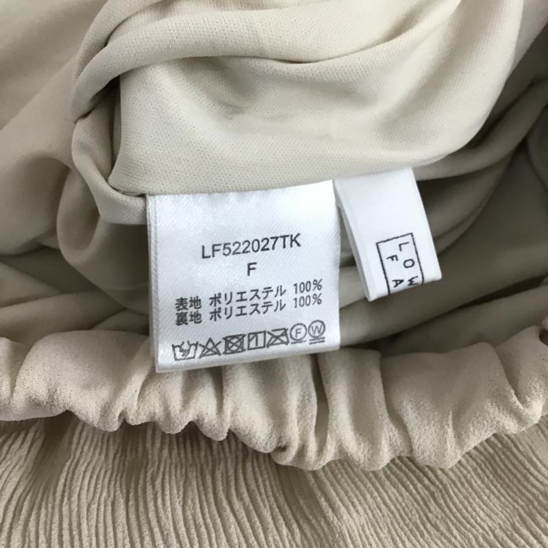 ローリーズファーム LOWRYS FARM スカート ロングスカート ロングスカート フレアスカート カジュアルスカート FREE ベージュ / ベージュ / beige レディース USED 古着 中古 10161243