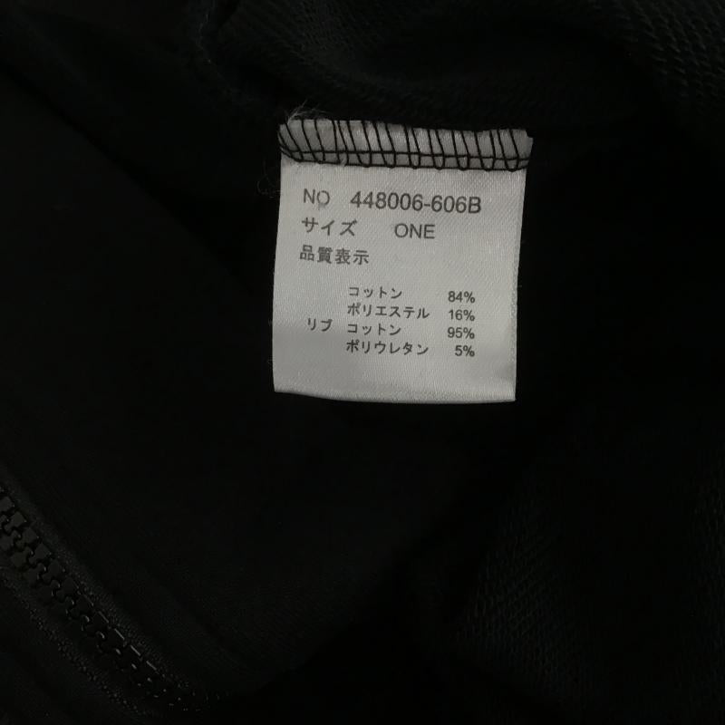 ノーアイディ NO ID. ジャケット、上着 ジャンパー、ブルゾン ジップアップジャケット アウター ノーカラージャケット ONE SIZE 無地 黒 / ブラック / black メンズ USED 古着 中古 10161286