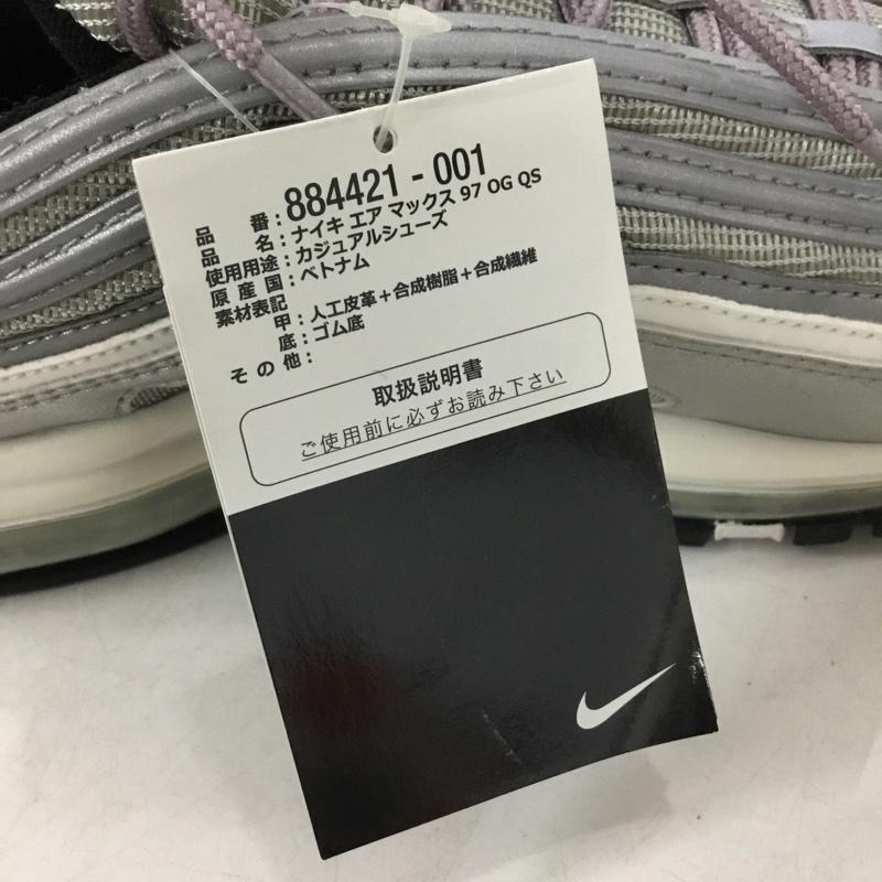 ナイキ NIKE スニーカー スニーカー 884421-001 AIR MAX 97 OG QS 27cm 箱有 27.0cm ロゴ、文字 銀 / シルバー / silver color メンズ USED 古着 中古 10161359