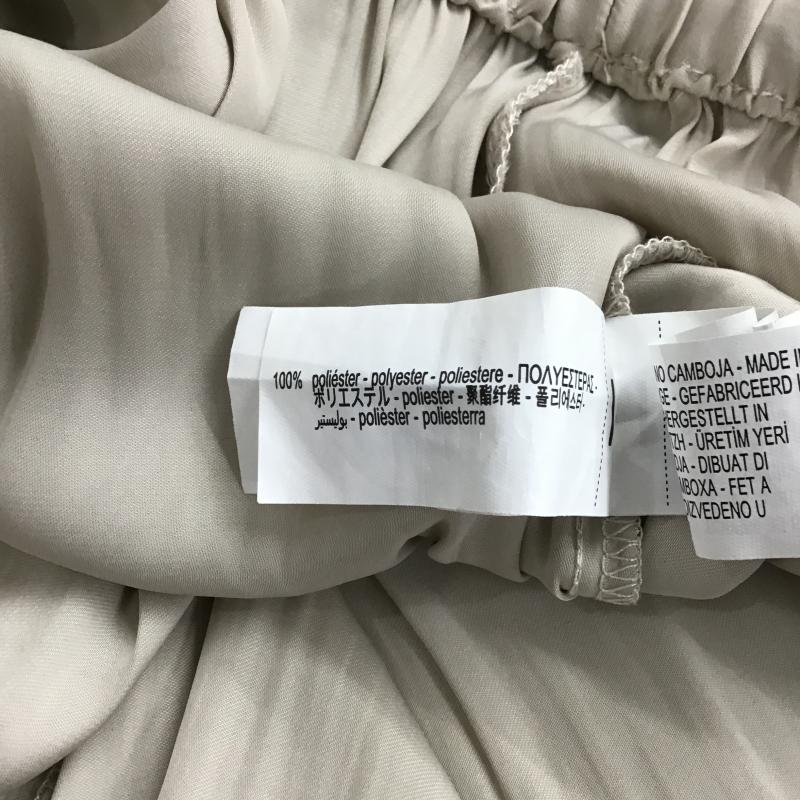 ザラ ZARA パンツ ワークパンツ、ペインターパンツ ワイドパンツ カジュアルパンツ フレアパンツ XS 無地 ベージュ / ベージュ / beige レディース USED 古着 中古 10161372