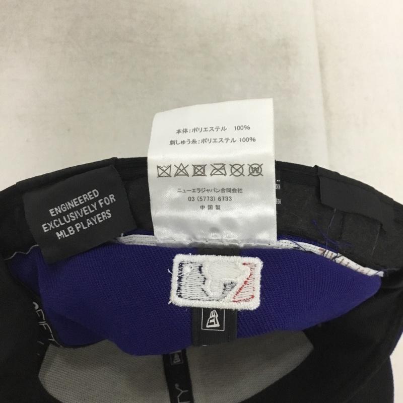 ニューエラ NEW ERA 帽子 キャップ LA ロサンゼルス ドジャース 59FIFTY 57.7cm ロゴ、文字 青 / ブルー / blue メンズ USED 古着 中古 10161388