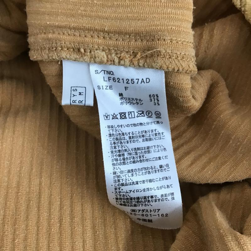ローリーズファーム LOWRYS FARM シャツ、ブラウス 長袖 長袖シャツ コーデュロイシャツ カジュアルシャツ FREE 無地 キャメル / キャメル / レディース USED 古着 中古 10161389