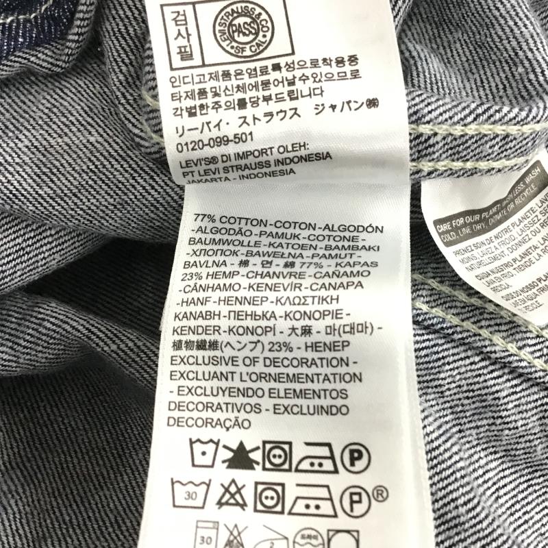 リーバイス Levi s シャツ、ブラウス 長袖 デニムシャツ S 無地 インディゴ / インディゴ / Indigo レディース USED 古着 中古 10161436