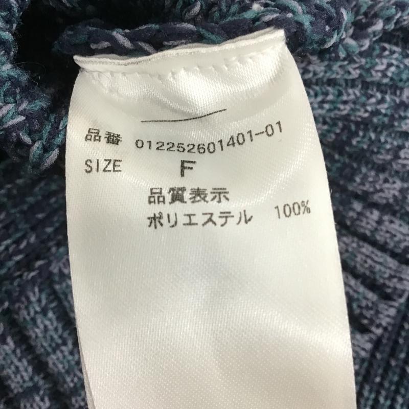 ムルーア MURUA ニット、セーター 長袖 012252601401 BIGタートルニットプルオーバー FREE 無地 紺 / ネイビー / navy レディース USED 古着 中古 10161440