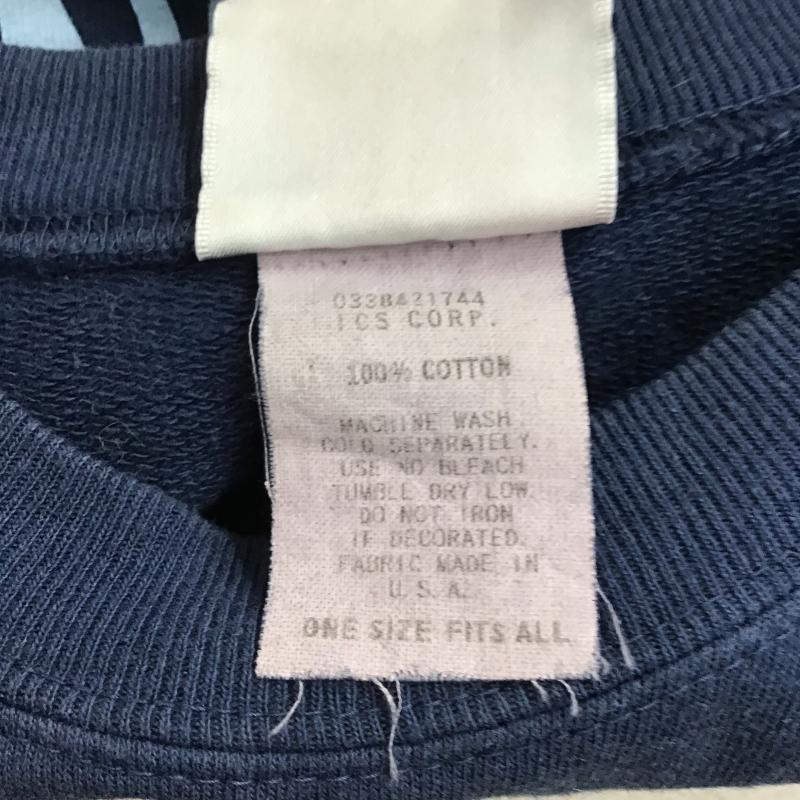 古着 USED Tシャツ 半袖 半袖カットソー プリントTシャツ クルーネックカットソー ONE SIZE ロゴ、文字 紺 / ネイビー / navy メンズ USED 古着 中古 10161480