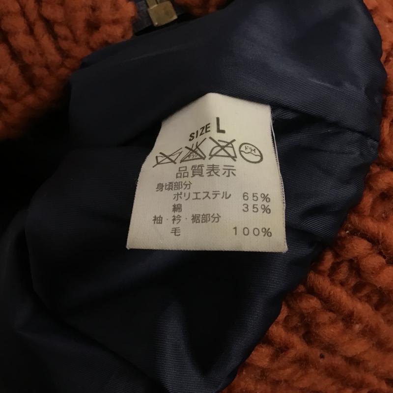 リーバイストラウスアンドコー Levi Strauss & co. ジャケット、上着 ジャンパー、ブルゾン ジップアップジャケット アウター L 無地 紺 / ネイビー / navy X 橙 / オレンジ / orange メンズ USED 古着 中古 10161582