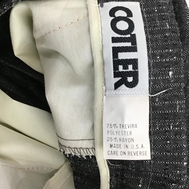 古着 USED パンツ スラックス スラックスパンツ ワイドパンツ センタータックパンツ M 総柄 ダークグレー / ダークグレー / メンズ USED 古着 中古 10161592