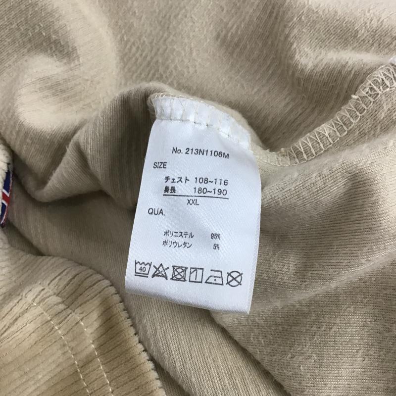 ノートン Norton カットソー 長袖 長袖カットソー コーデュロイカットソー XXL ロゴ、文字 ベージュ / ベージュ / beige メンズ USED 古着 中古 10161613