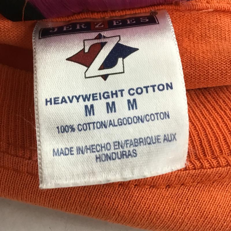 古着 USED Tシャツ 半袖 半袖カットソー プリントTシャツ クルーネックカットソー M プリント 橙 / オレンジ / orange メンズ USED 古着 中古 10161700