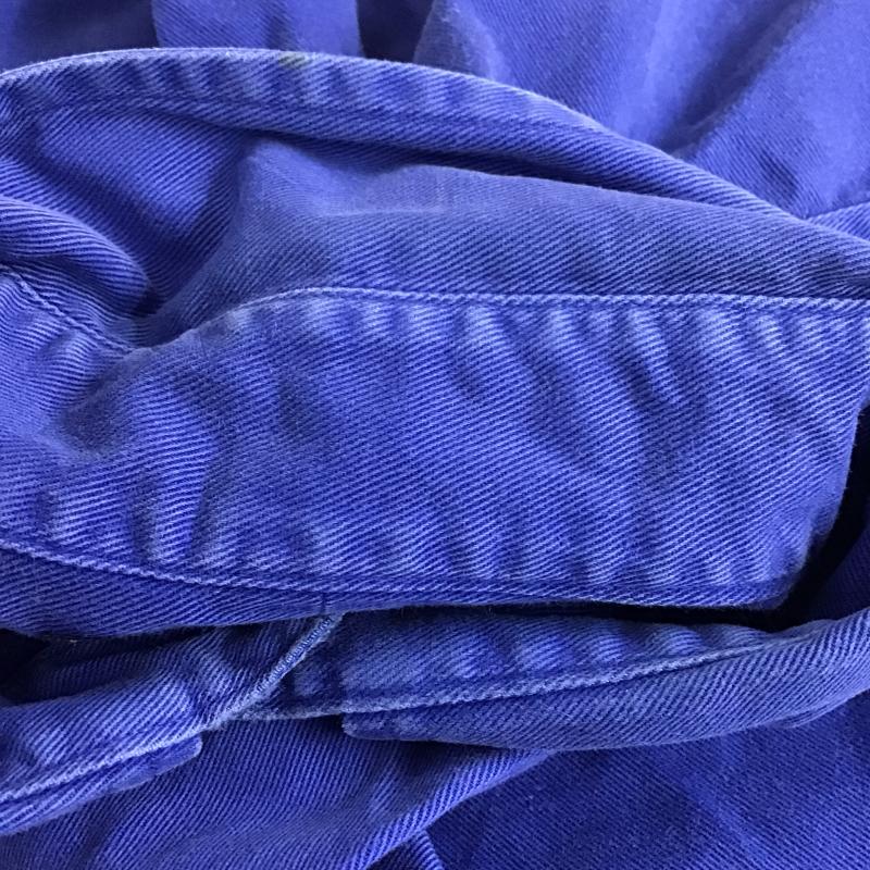 ラルフローレン RALPHLAUREN シャツ、ブラウス 長袖 長袖シャツ 刺繍シャツ カラーシャツ ボタンダウンシャツ L ロゴ、文字 青 / ブルー / blue メンズ USED 古着 中古 10161733