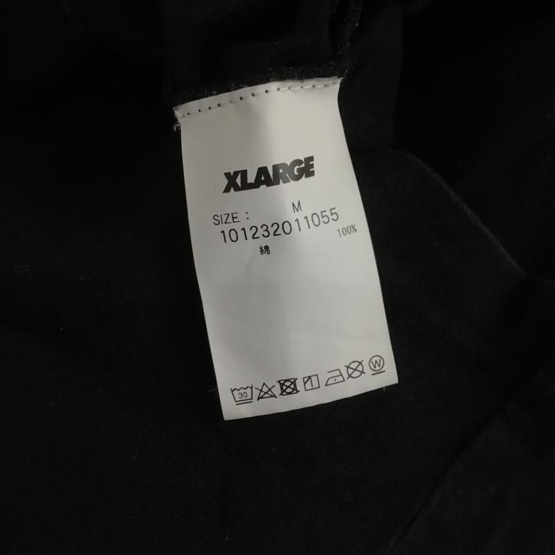 エクストララージ XLARGE Tシャツ 半袖 半袖カットソー プリントTシャツ クルーネックカットソー M プリント 黒 / ブラック / black メンズ USED 古着 中古 10161736