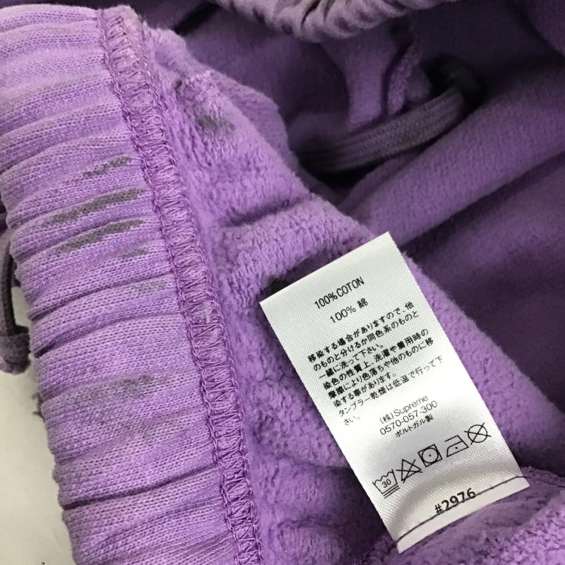 シュプリーム Supreme パンツ ショートパンツ ショートパンツ スウェットパンツ ハーフパンツ M ロゴ、文字 紫 / パープル / purple メンズ USED 古着 中古 10161745