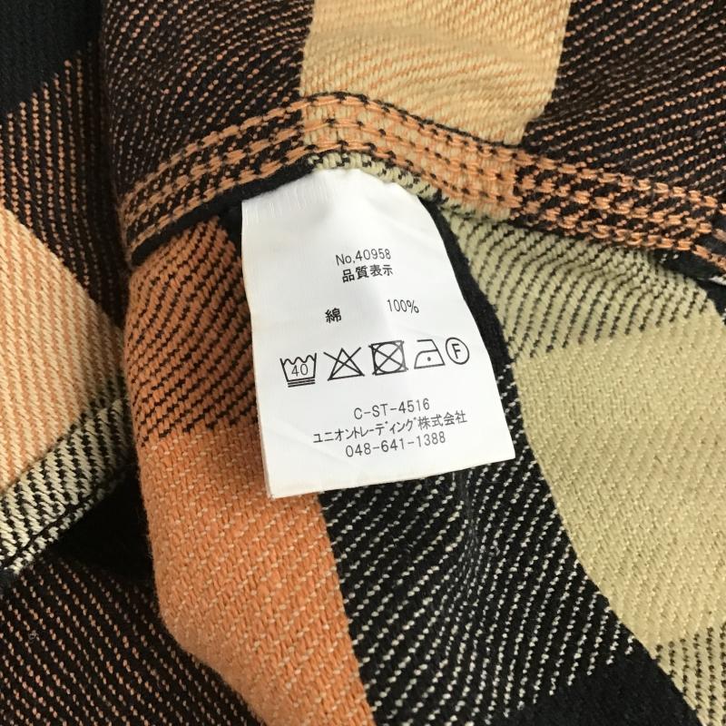 ヒューストン HOUSTON シャツ、ブラウス 長袖 長袖シャツ チェックシャツ カラーシャツ M チェック マルチカラー / マルチカラー / multicolor メンズ USED 古着 中古 10161793