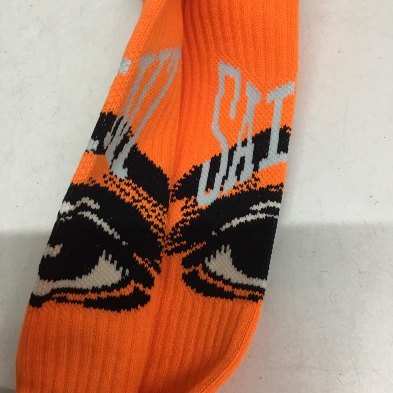 セント マイケル SAINT Mxxxxxx ファッション小物 ファッション小物 靴下 ソックス ロゴ、文字 橙 / オレンジ / orange メンズ USED 古着 中古 10161795