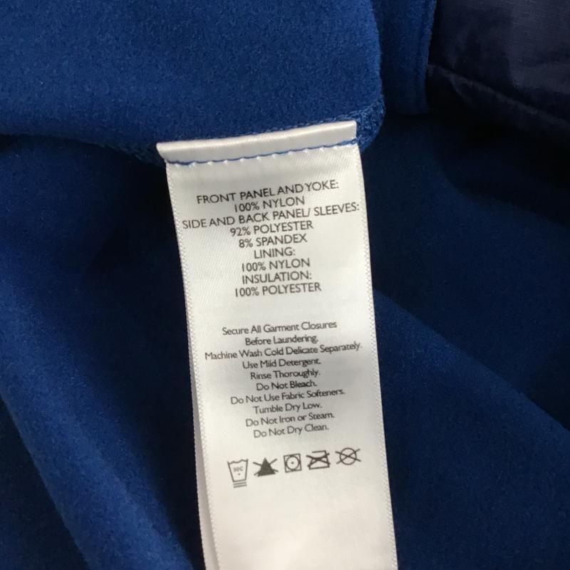 エディーバウアー Eddie Bauer ジャケット、上着 ジャンパー、ブルゾン ジップアップジャケット ダウンジャケット アウター XL ロゴ、文字 青 / ブルー / blue メンズ USED 古着 中古 10161799