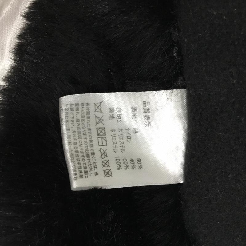 ポーラー POLeR 帽子 キャップ フライトキャップ パイロットキャップ 無地 黒 / ブラック / black メンズ USED 古着 中古 10161830