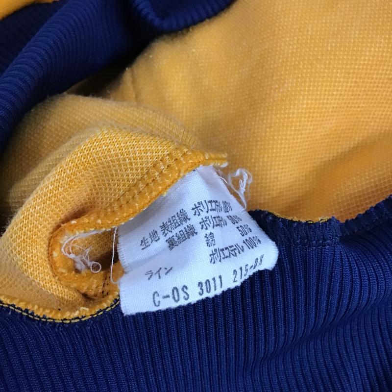 アディダス adidas ジャケット、上着 ジャンパー、ブルゾン ジップアップジャケット ジャージ 古着 5 ロゴ、文字 橙 / オレンジ / orange X 紺 / ネイビー / navy メンズ USED 古着 中古 10161856