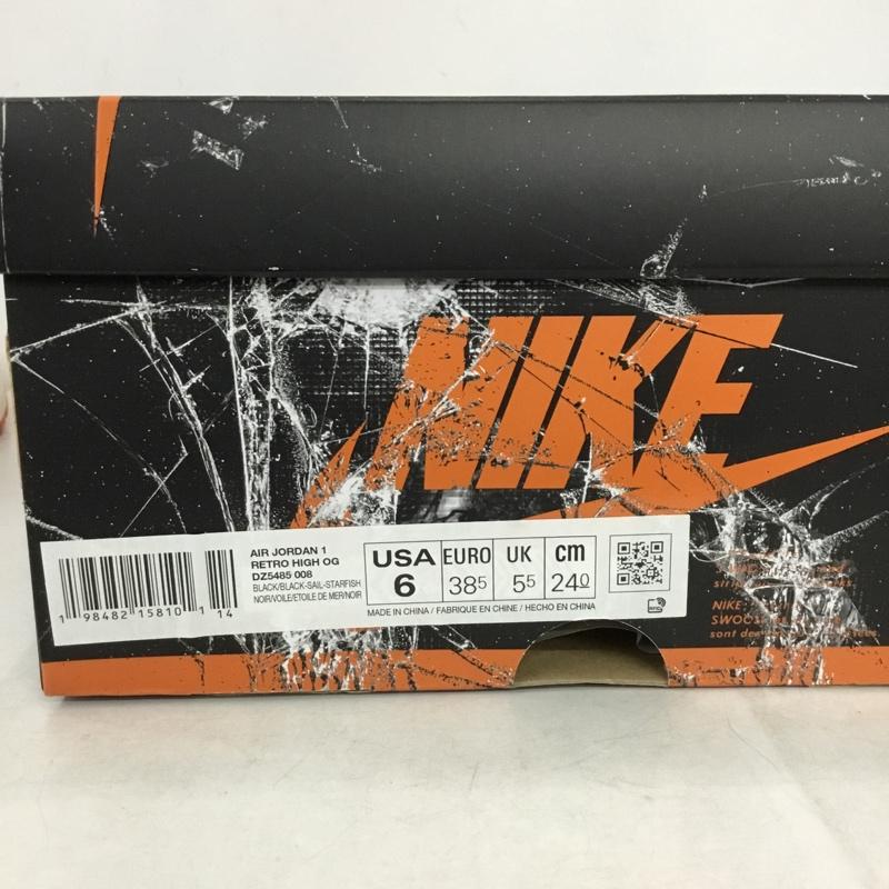 ナイキ NIKE スニーカー スニーカー DZ5485-008 AIR JORDAN 1 RETRO HIGH OG 24cm 24.0cm 無地 マルチカラー / マルチカラー / multicolor レディース USED 古着 中古 10161886