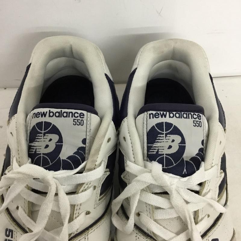ニューバランス New Balance スニーカー スニーカー BB550WA1 アトモス 28.5cm 28.5cm 無地 白 / ホワイト / white X 紺 / ネイビー / navy メンズ USED 古着 中古 10161917
