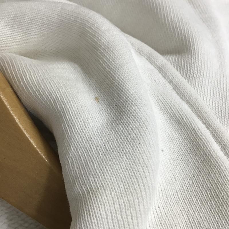 チャンピオン Champion トレーナー 長袖 長袖トレーナー スウェット ジップアップネック プルオーバー プリント アイボリー / アイボリー / メンズ USED 古着 中古 10162019