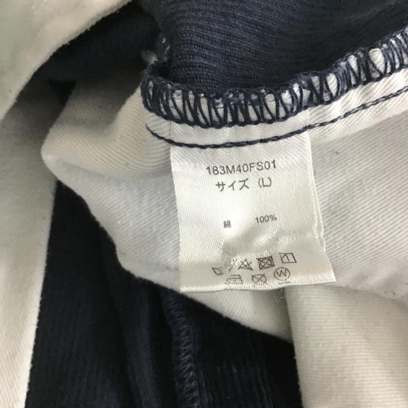グラミチ GRAMICCI パンツ ワークパンツ、ペインターパンツ コーデュロイパンツ ワイドパンツ カジュアルパンツ L ロゴ、文字 紺 / ネイビー / navy メンズ USED 古着 中古 10162091