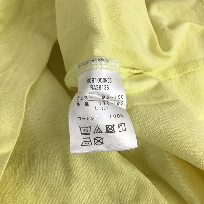 カンタベリー CANTERBURY Tシャツ 半袖 半袖カットソー プリントTシャツ クルーネックカットソー L プリント 黄 / イエロー / yellow メンズ USED 古着 中古 10162111