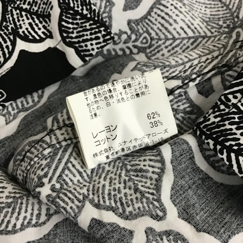 レインスプーナー reyn spooner シャツ、ブラウス 半袖 半袖シャツ プリントシャツ ポケットシャツ S プリント 白 / ホワイト / white X 黒 / ブラック / black メンズ USED 古着 中古 10162112