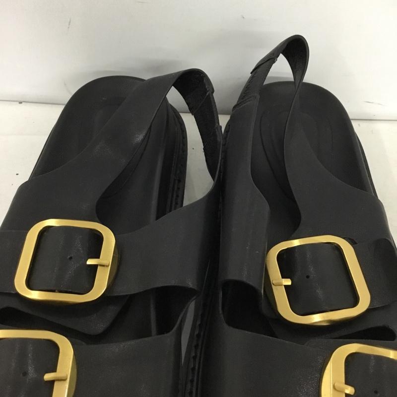 ミラオーウェン Mila Owen サンダル サンダル 24.5cm 無地 黒 / ブラック / black レディース USED 古着 中古 10162132