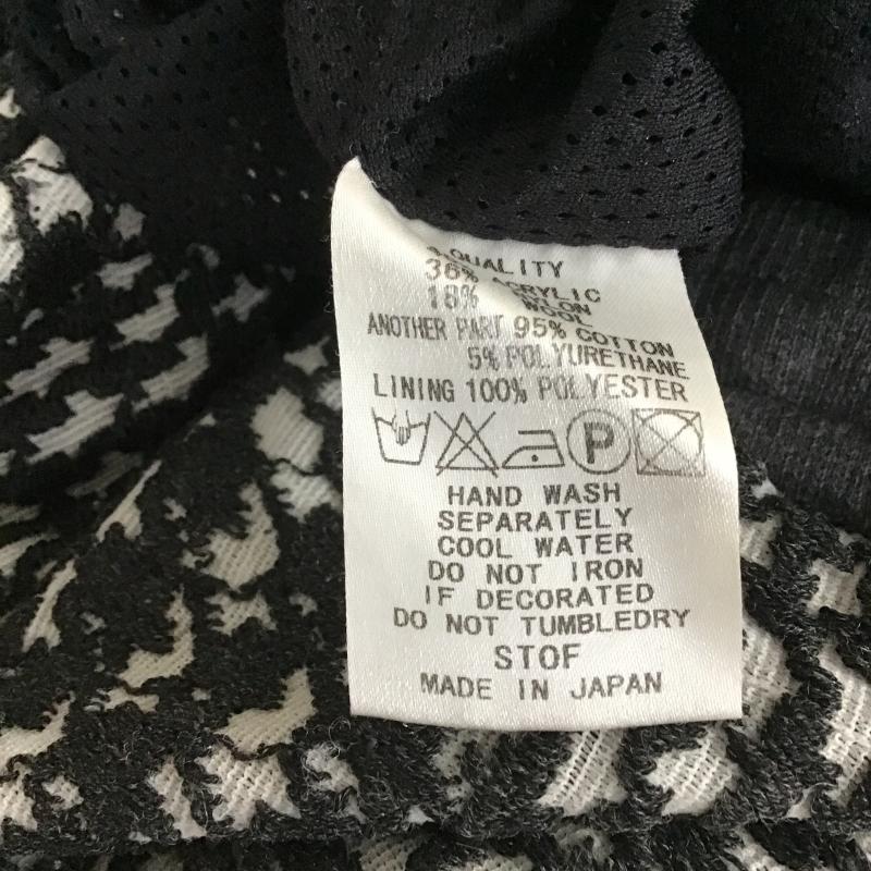 ストフ STOF パンツ ショートパンツ 総柄 白 / ホワイト / white X 黒 / ブラック / black メンズ USED 古着 中古 10162133