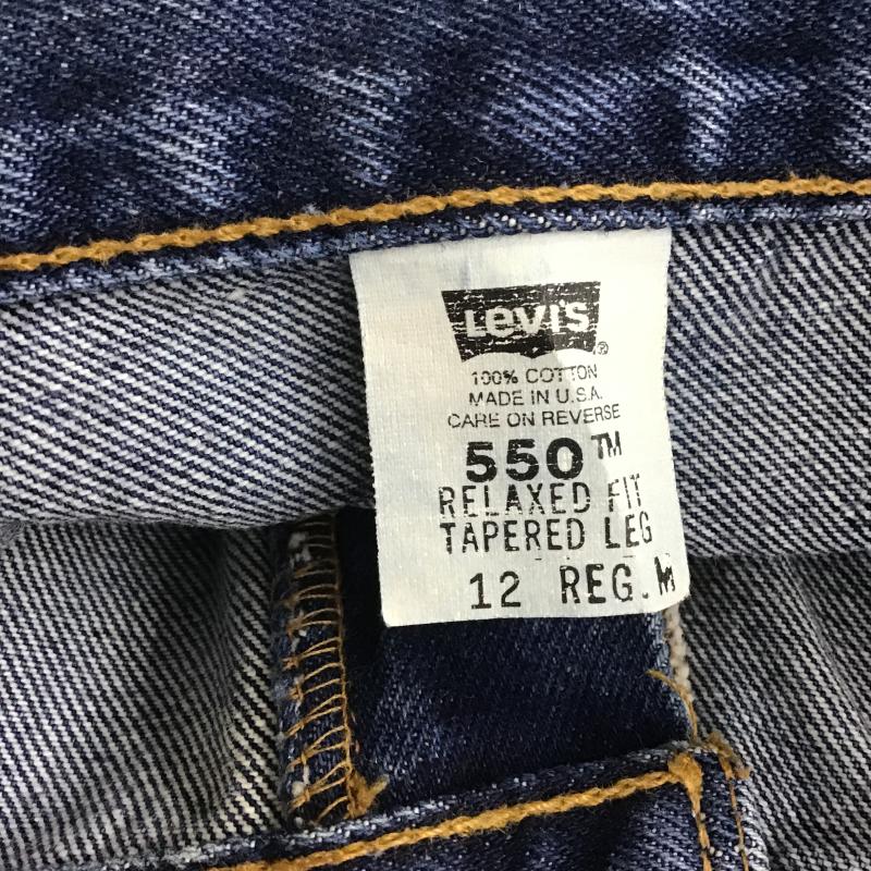 リーバイストラウスアンドコー Levi Strauss & co. パンツ デニム、ジーンズ デニムパンツ ワイドパンツ カジュアルパンツ M 無地 インディゴ / インディゴ / Indigo メンズ USED 古着 中古 10162145