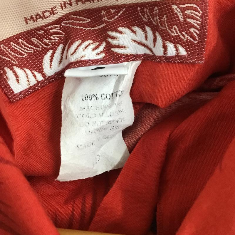古着 USED シャツ、ブラウス 半袖 半袖シャツ プリントシャツ ポケットシャツ S プリント 赤 / レッド / red メンズ USED 古着 中古 10162152