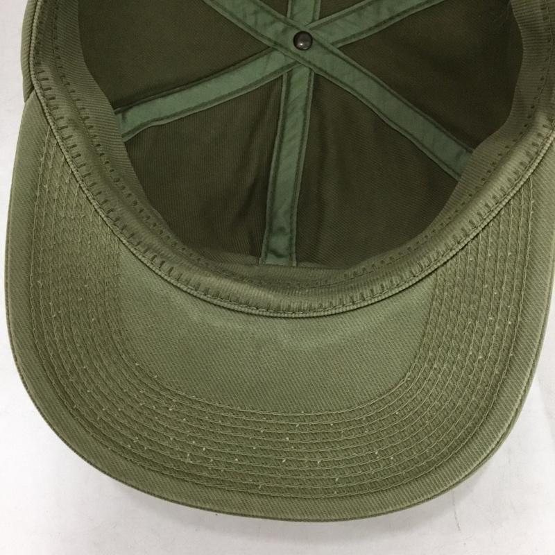 ザエイチダブリュードッグアンドコー THE H.W.DOG&CO. 帽子 キャップ ロゴ、文字 X プリント カーキ / カーキ / khaki メンズ USED 古着 中古 10162182