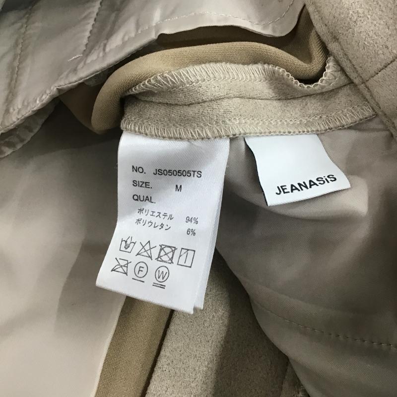 ジーナシス JEANASIS パンツ スラックス JS050505TS ヌバックライクフレアパンツ スリットパンツ M 無地 ベージュ / ベージュ / beige レディース USED 古着 中古 10162356