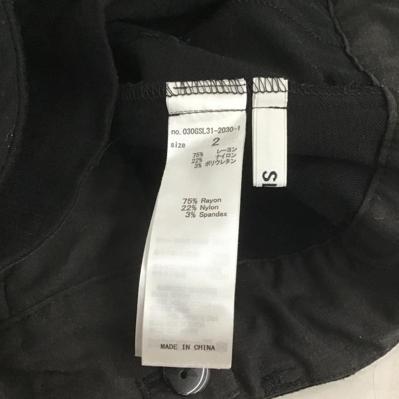 スライ SLY パンツ ショートパンツ 030GSL31-2030 HW STRETCHY S/PT ハイウエストストレッチショートパンツ 2 無地 黒 / ブラック / black レディース USED 古着 中古 10162361